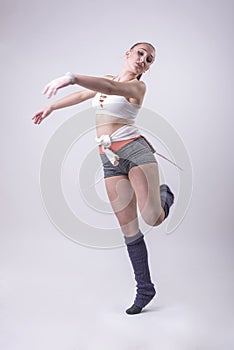 Young modern ballerina