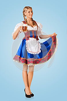 Young Oktoberfest woman