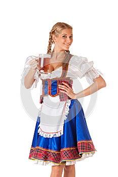 Young Oktoberfest woman