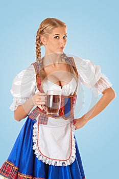 Young Oktoberfest woman