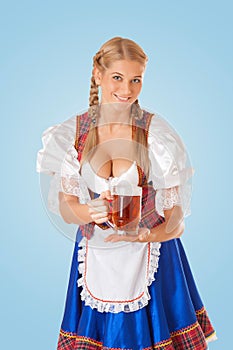 Young Oktoberfest woman