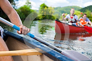 Young People Canoeing