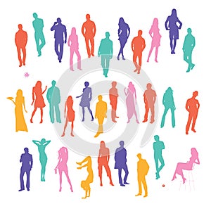 Young People Silhouettes