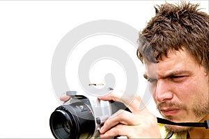 Young Photographer with camera