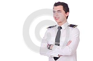 Young pilot