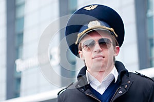 Young pilot in Kastrup airport