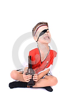 Young pirate boy