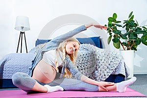 Young pregnant woman. Expectation of baby concept