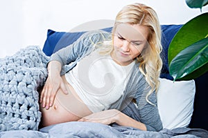 Young pregnant woman. Expectation of baby concept