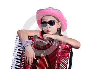 Girl with Accordion