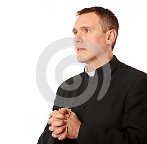 Young priest