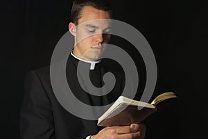 Young Priest with Prayer book