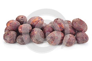 Young purple potatoes