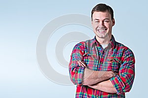 Young Robust Casual Man