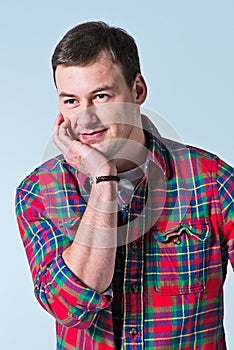 Young Robust Casual Man