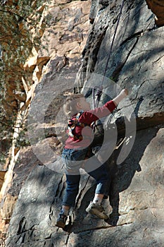 Young Rock Climber