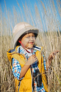 Young safari boy.