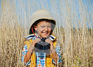 Young safari boy.