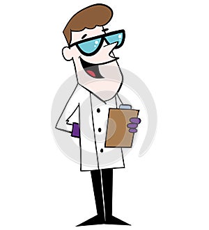 Young scientist doing laboratory research