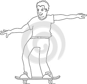 Young Skateboarder