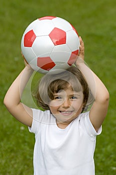 Young soccer player