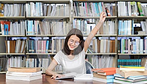 Young Student Girl with Glasses Complete