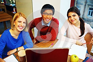 Young Students Studying Together