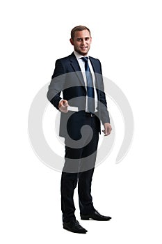 Young and successful businessman