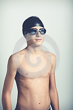 The young swimmer