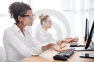 young teenager girls at loss studying