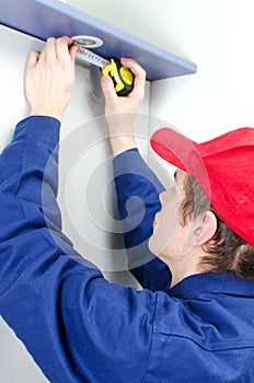 Young tradesman in uniform