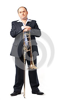 Young Trombone Player