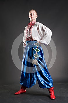 Young ukrainian cossack