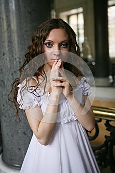 Young victorian lady