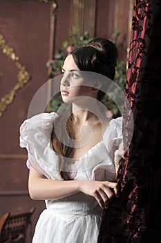 Young victorian lady