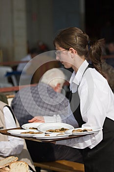 Young waiter