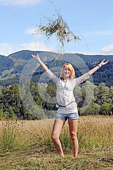 A young woman in Bavaria