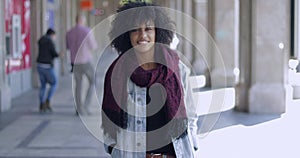 Young woman in casual posing