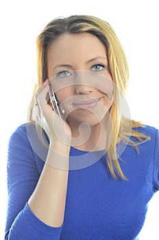 Young woman with cell phone