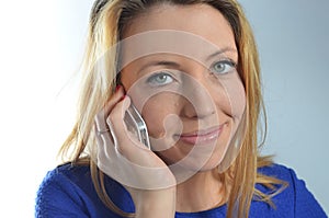 Young woman with cell phone