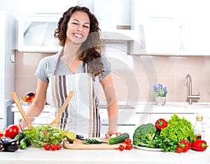 Young Woman Cooking img