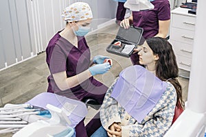 Young Woman in the Dentist