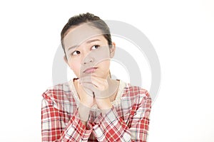 Young woman in depression