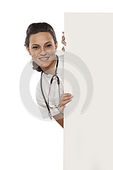 Young woman doctor