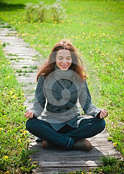 Young woman enjoying life outdoor