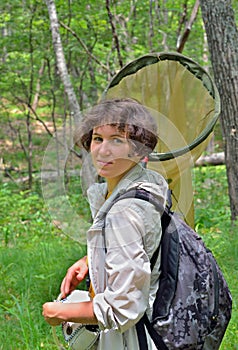 Young woman entomologist 4 photo