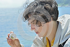Young woman entomologist 7 photo
