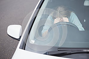 Young woman experiencing rage