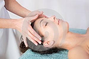 young woman get spa treatment at beauty salon a spa face facial beauty treatment massage in salon