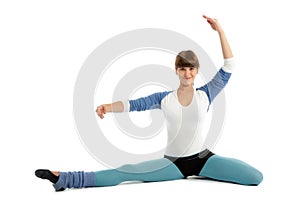 Young woman gymnast